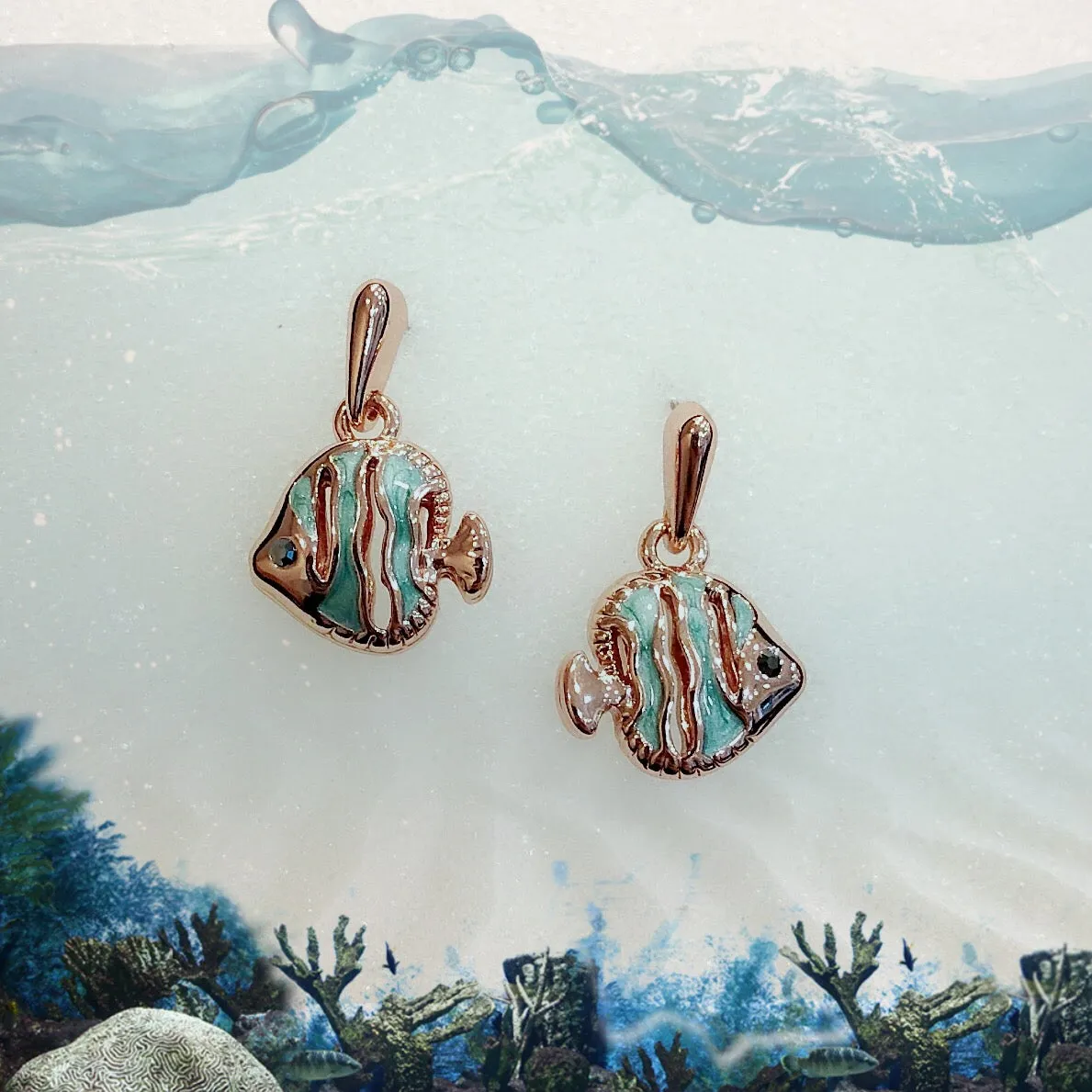 Fish Charm Earrings