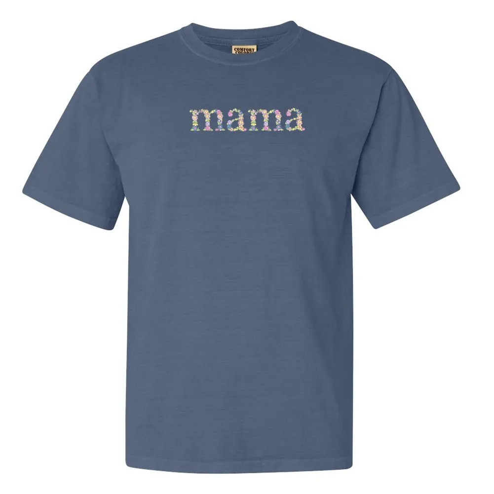 'Floral Mama' Comfort Colors T-Shirt