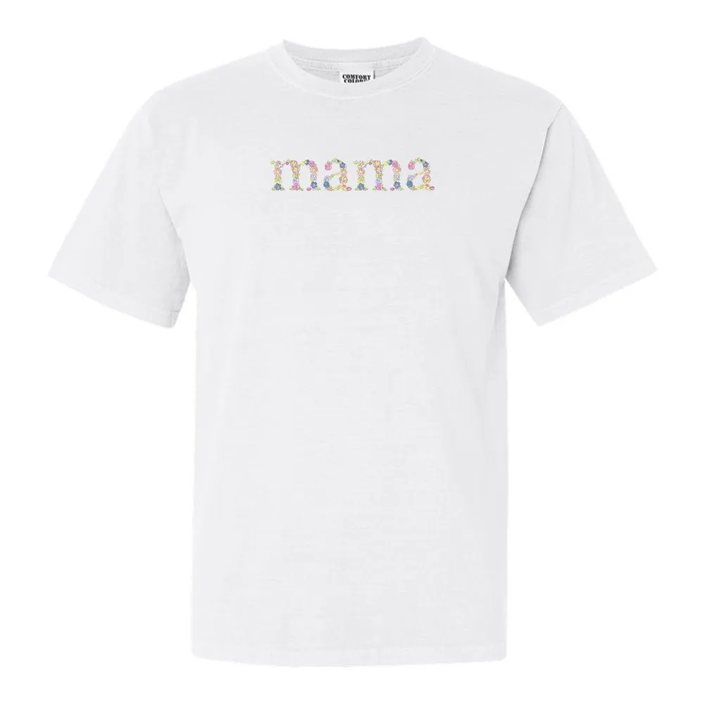 'Floral Mama' Comfort Colors T-Shirt