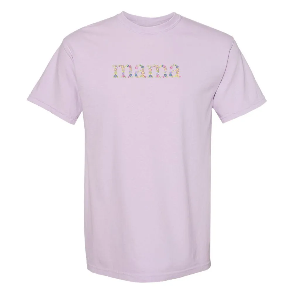 'Floral Mama' Comfort Colors T-Shirt