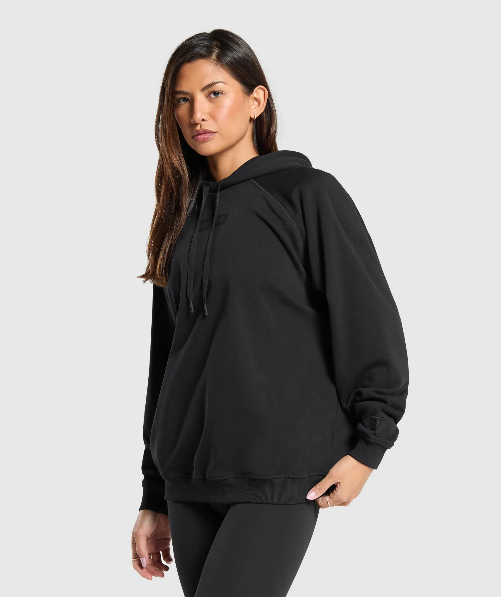 Gymshark Block Oversized Hoodie - Black