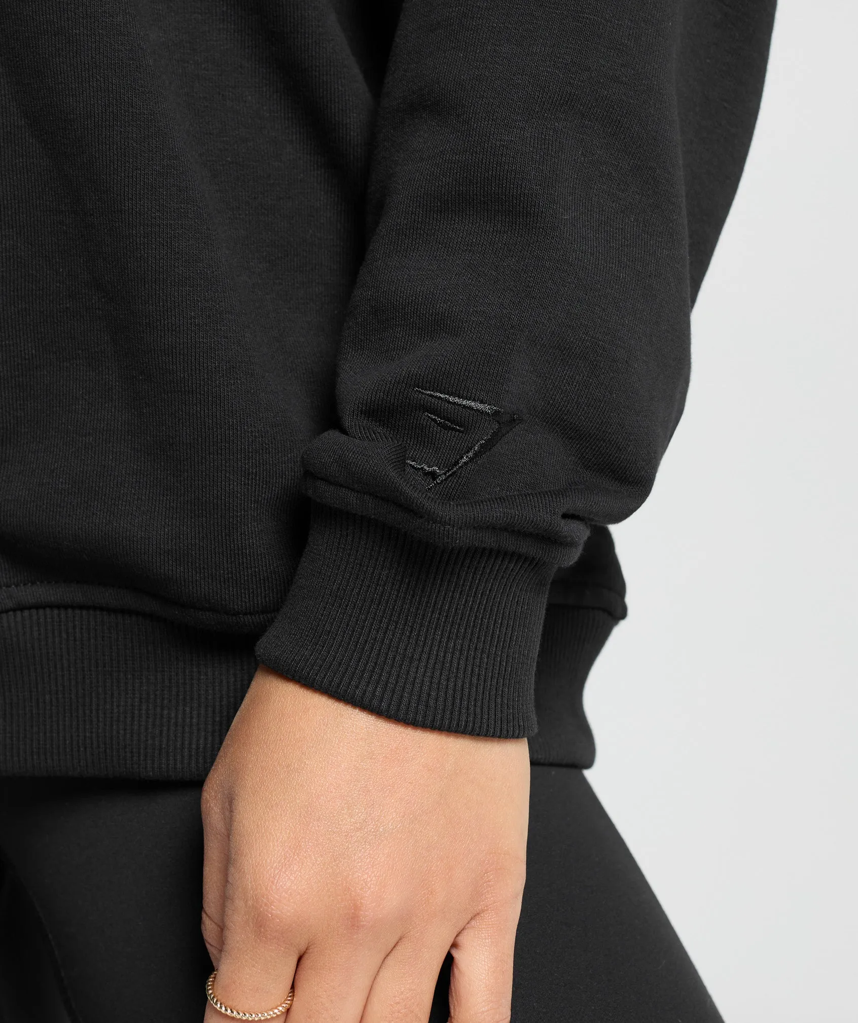 Gymshark Block Oversized Hoodie - Black