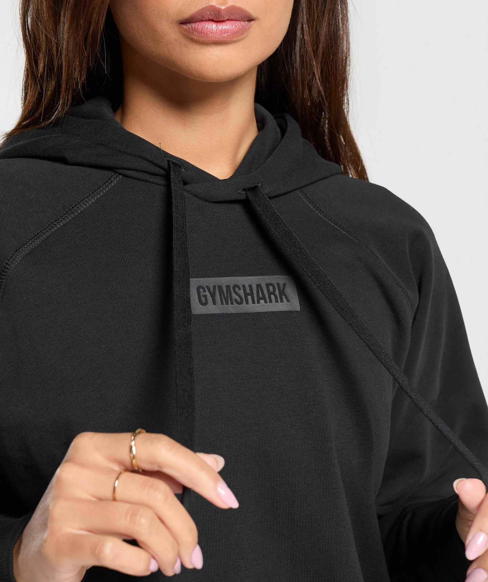 Gymshark Block Oversized Hoodie - Black