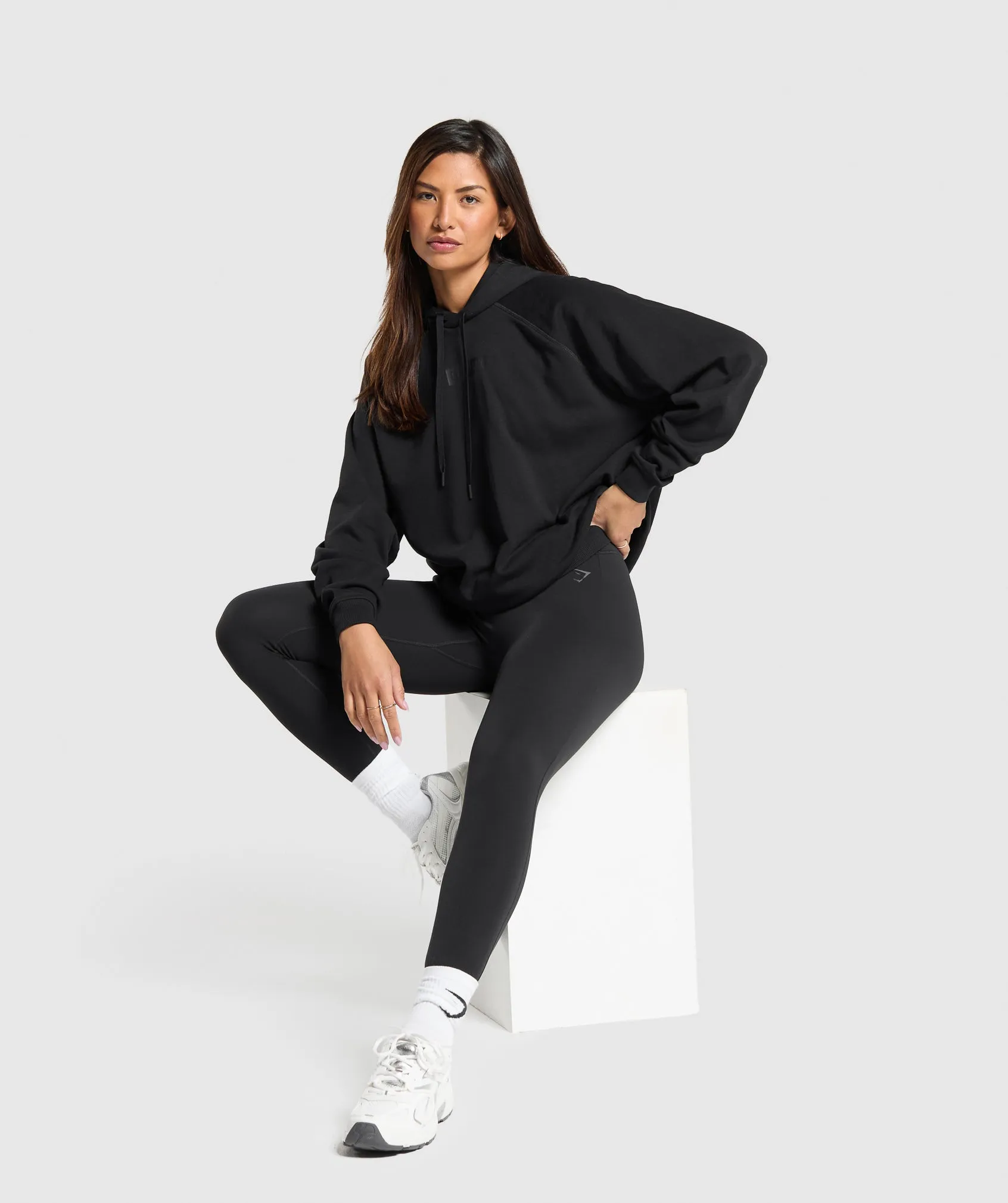 Gymshark Block Oversized Hoodie - Black