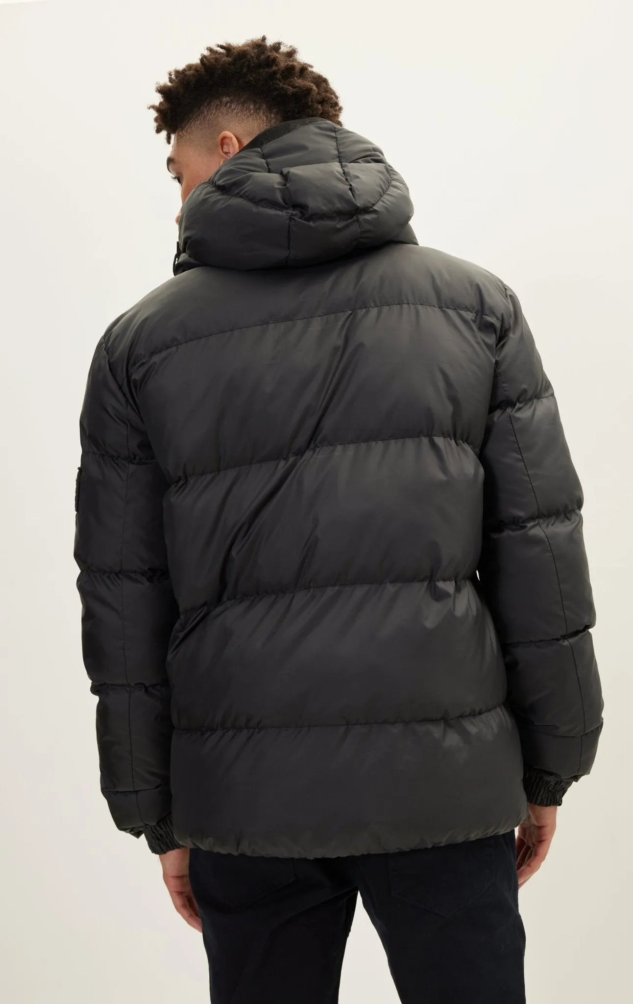 Heavy Padded Coat - Black