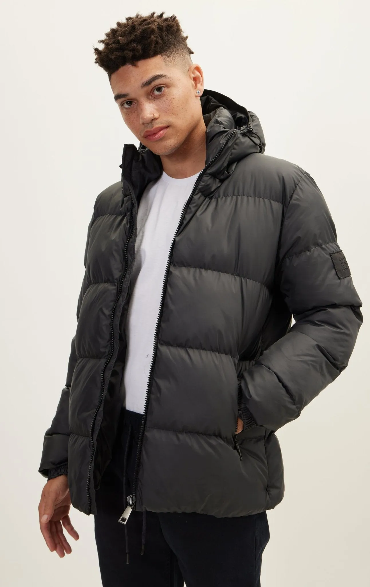 Heavy Padded Coat - Black