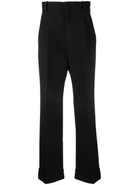 HIGH-WAISTED WOOL TROUSERS