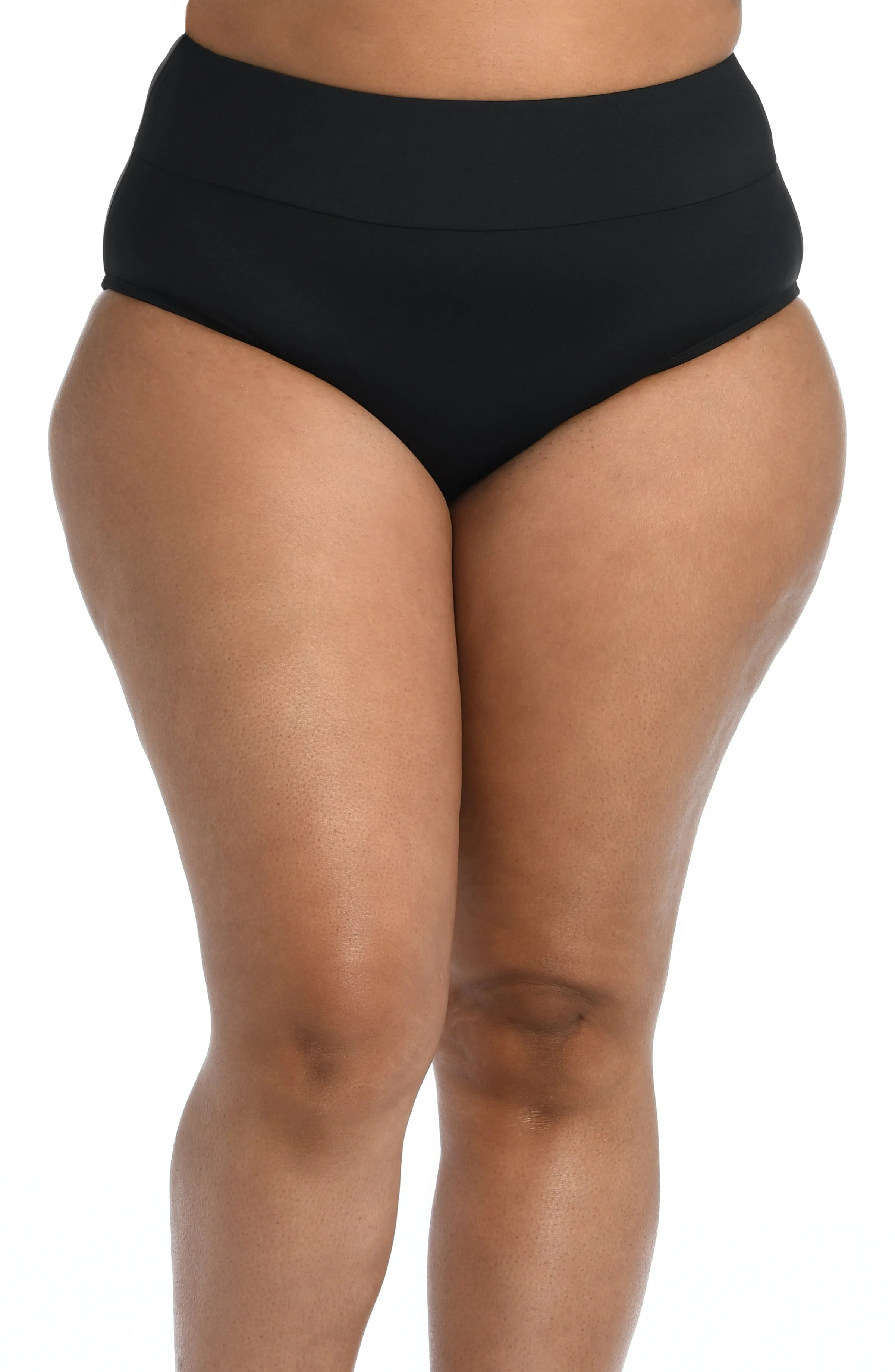 Island Goddess High Waist Bottom - Black