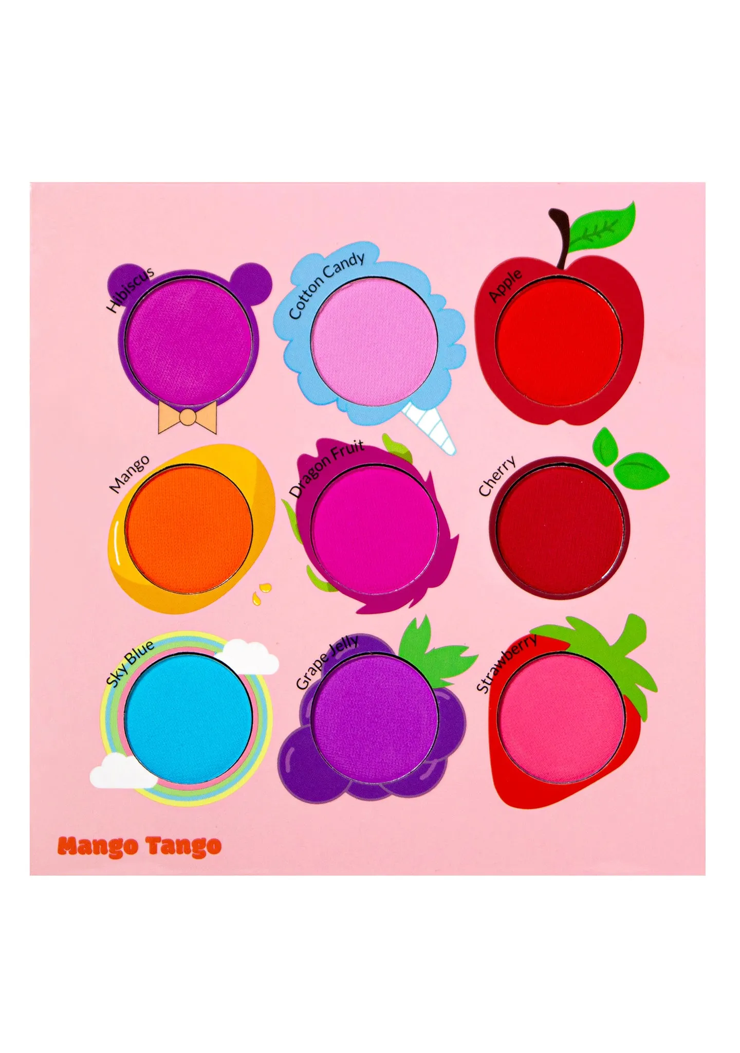 JUICY NINE 9 Colors Eyeshadow Palette -02 Mango Tango