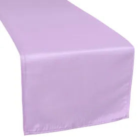 Lamour Satin Table Runner - Victorian Lilac/Wisteria