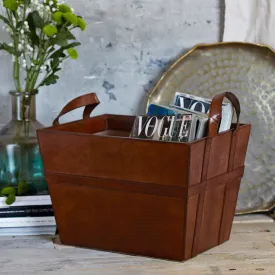 Leather Classic Basket