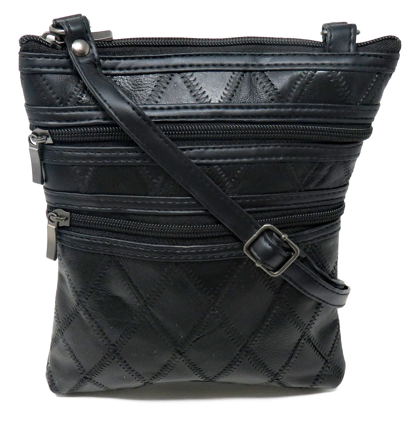 Leather Patchwork Handbag Cross body Bags