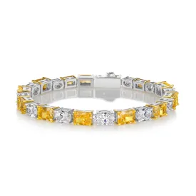 Lizette Canary Yellow Tennis Bracelet