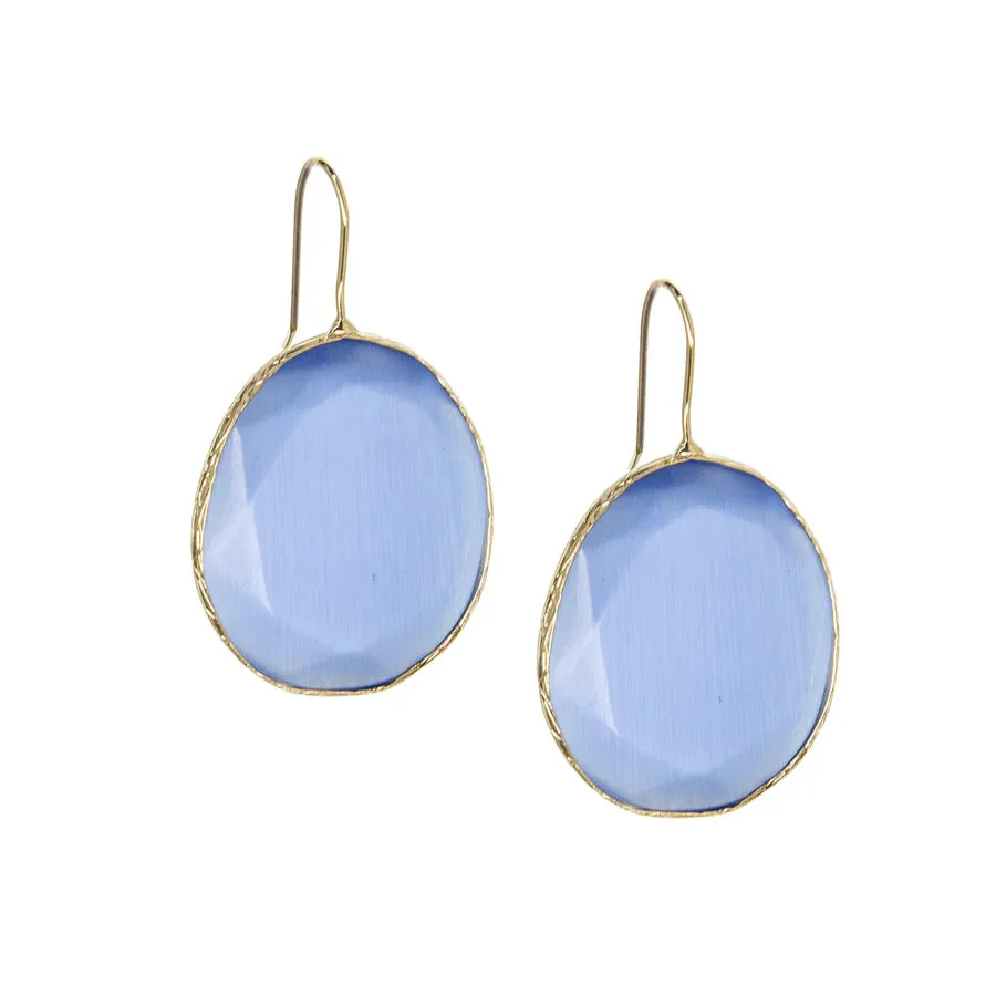 Marlyn Schiff Faceted Glass Drop Earrings