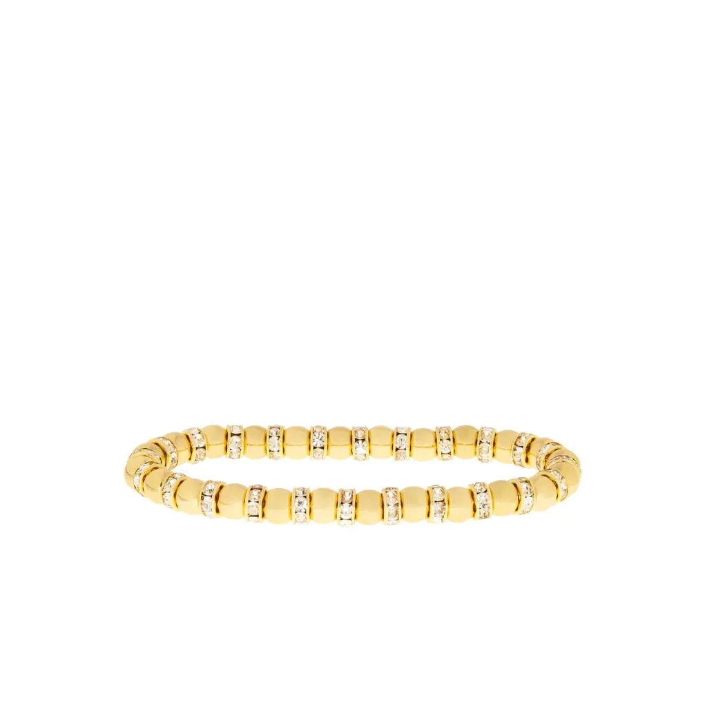 Marlyn Schiff Pave Spacer Stretch Bracelet