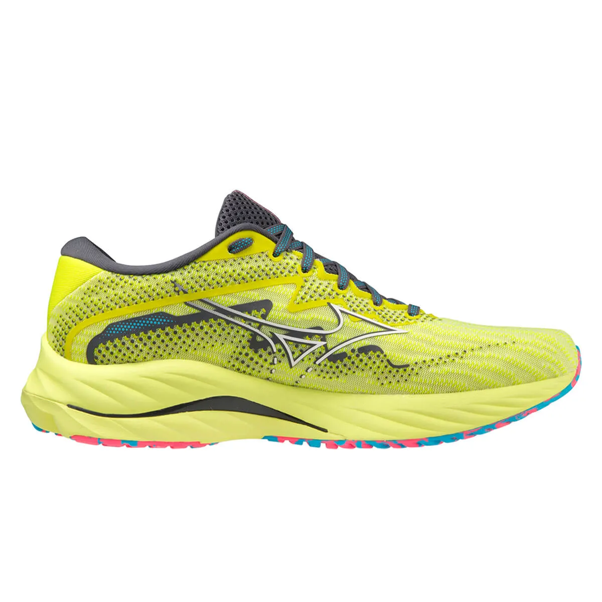 Mizuno Wave Rider 27 Mens | Luminous/white/jblue