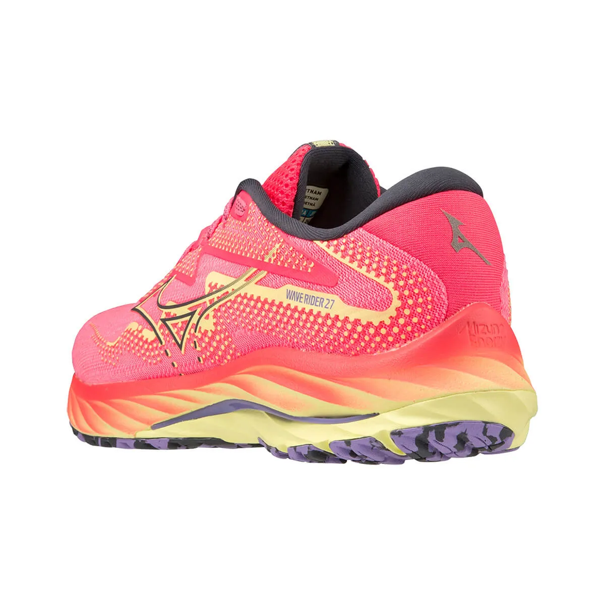 Mizuno Wave Rider 27 Womens | H-Vpink/oblue/luminous