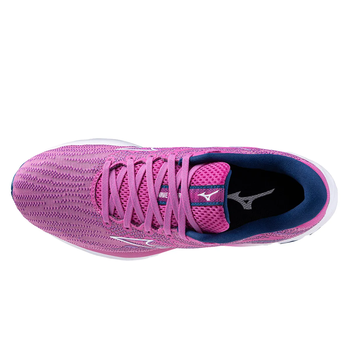 Mizuno Wave Rider 27 Womens | Rosebud/white/navy Peony