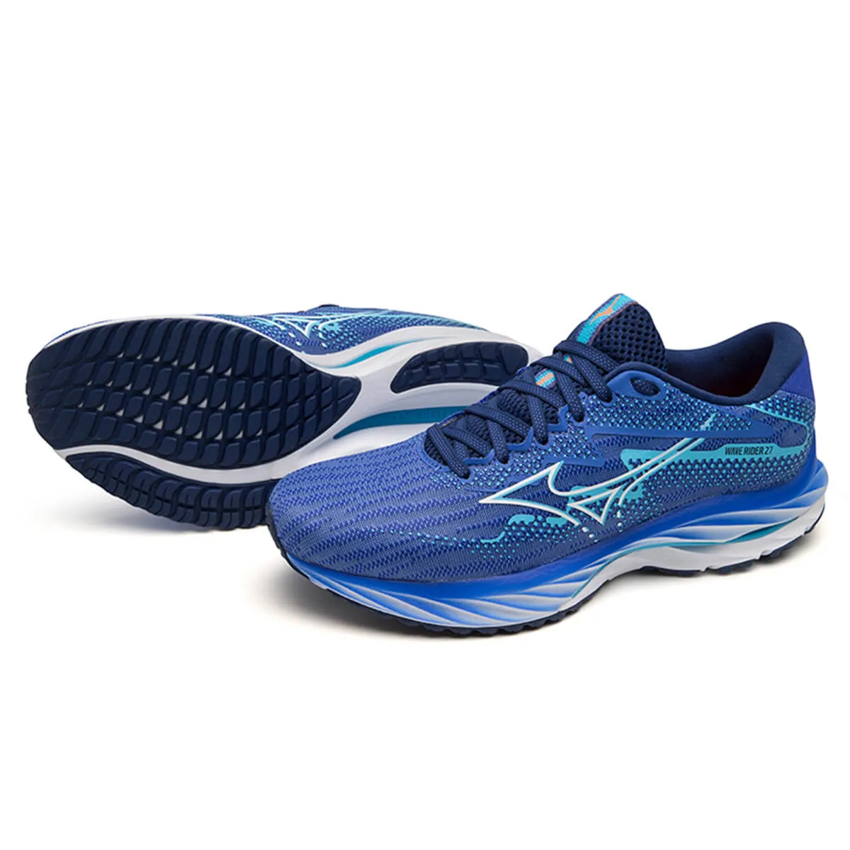 Mizuno Wave Rider 27 Womens | Ultramarine/wht/aquarius