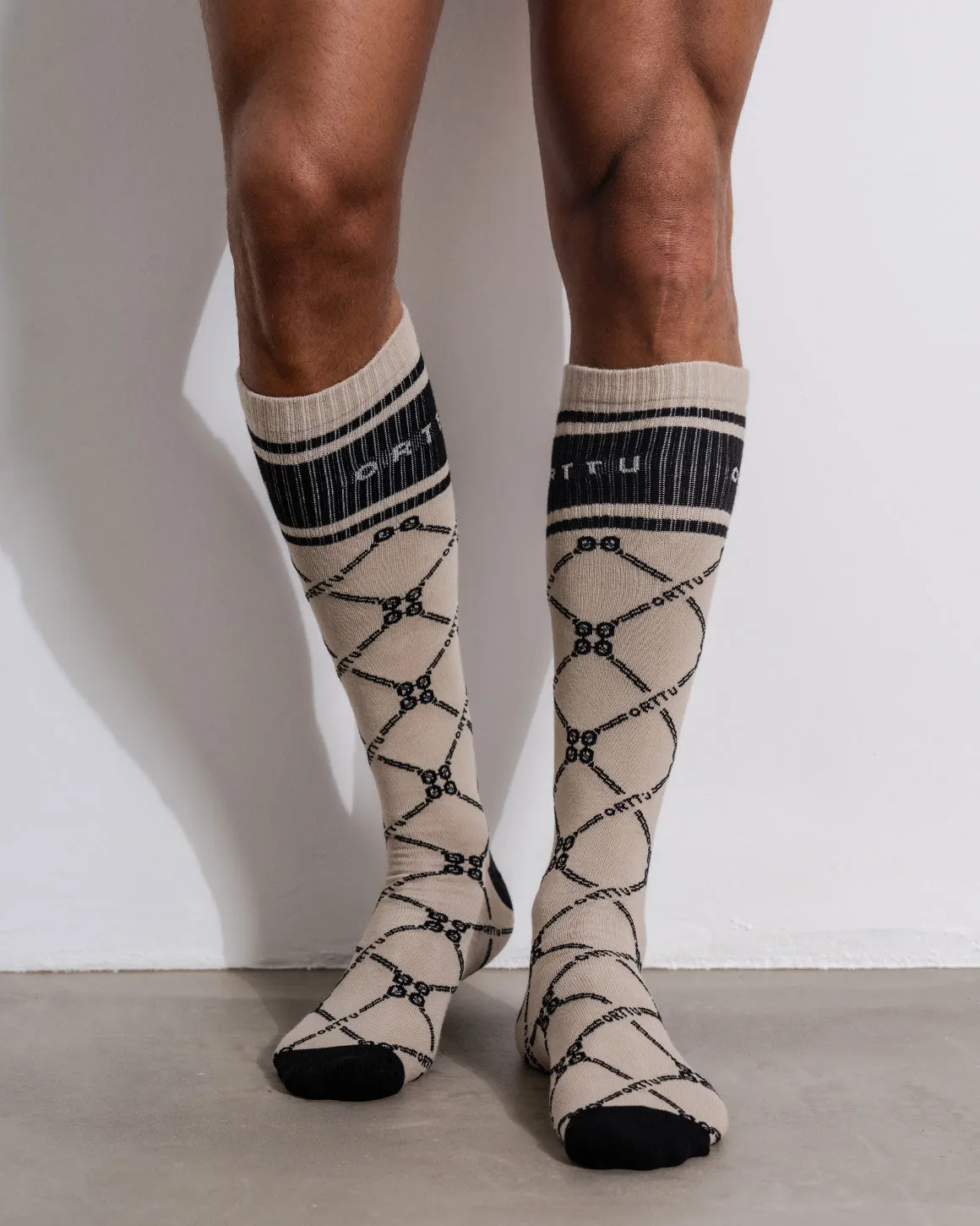 Monogram Socks Sand