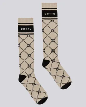 Monogram Socks Sand