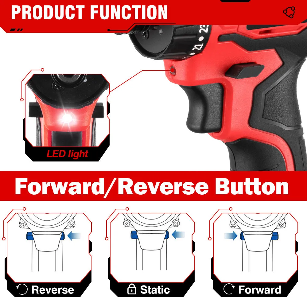 ONEVAN 23 1 Torque Brushless Electric Screwdriver | For Makita 18V Battery