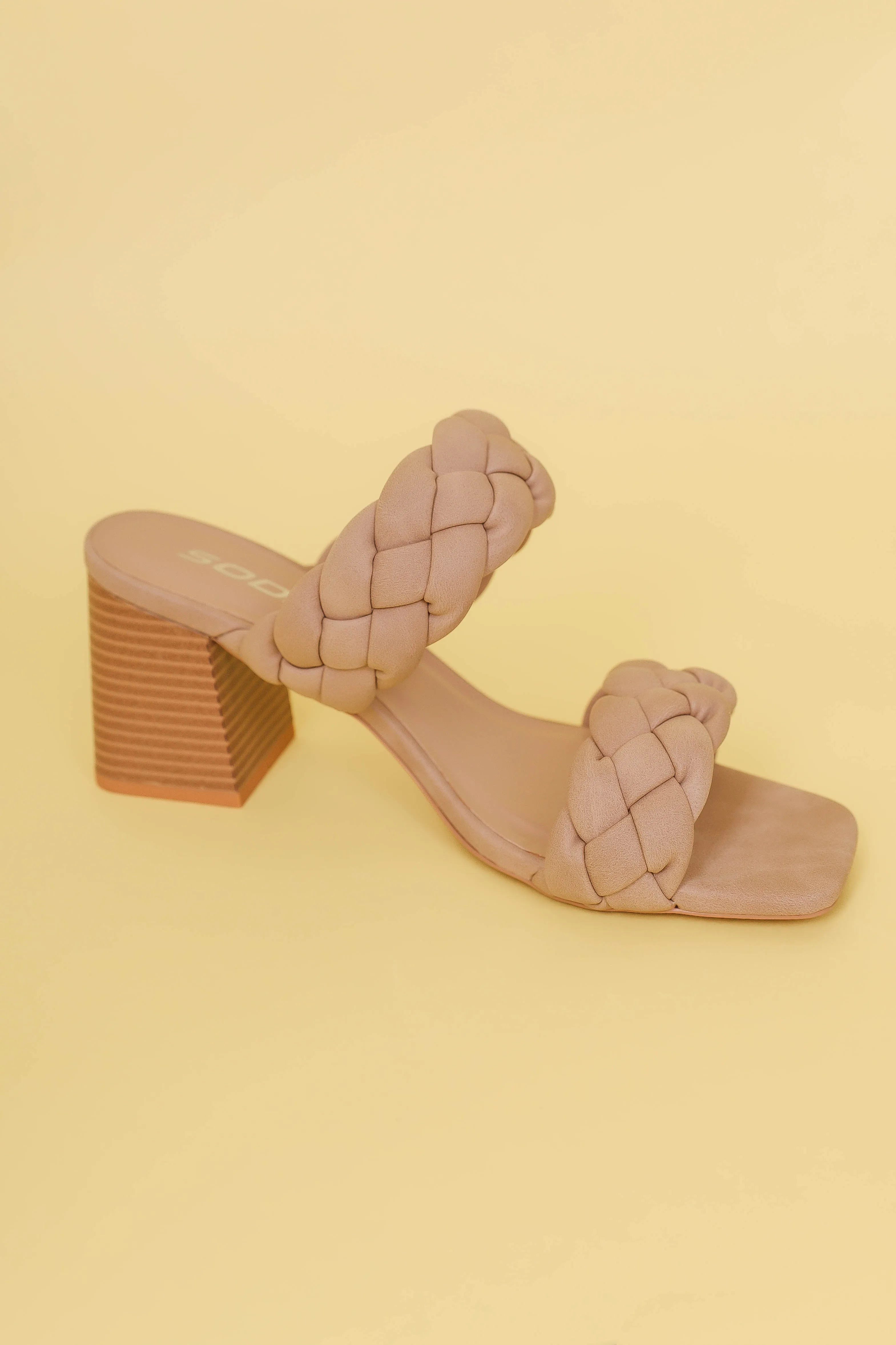 Paige Braided Block Heels