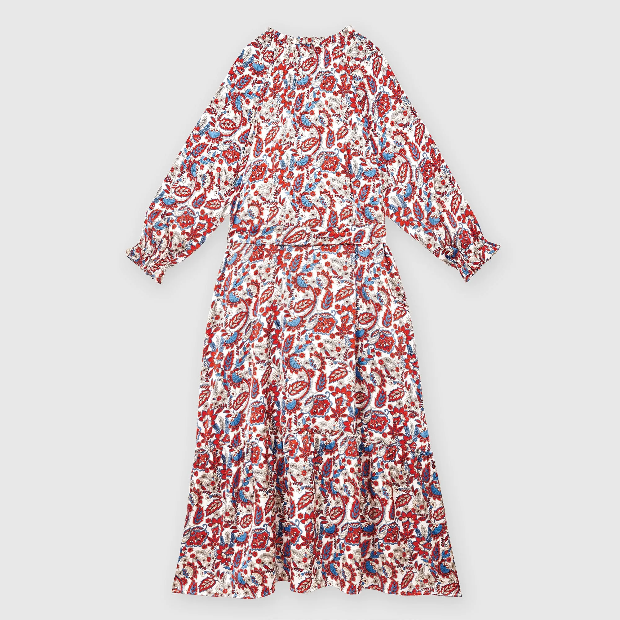 Printed Peasant Dress