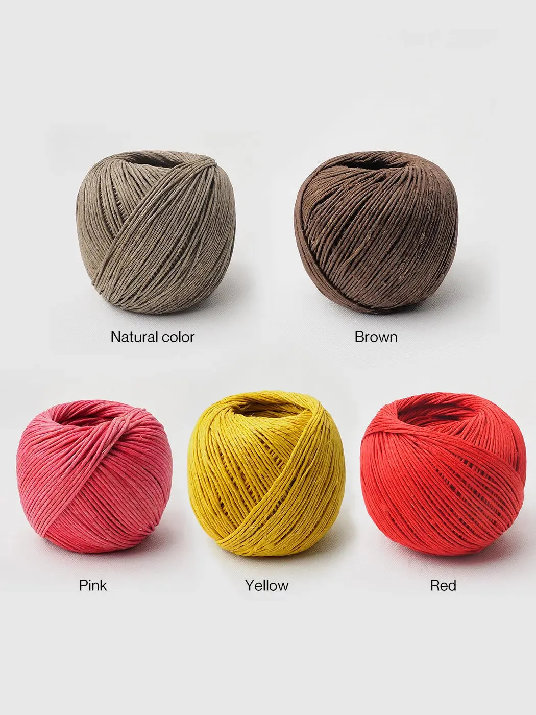 Pure Hemp Twine (5 Colors Available )