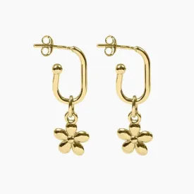 Roma Flower Earrings (Gold)