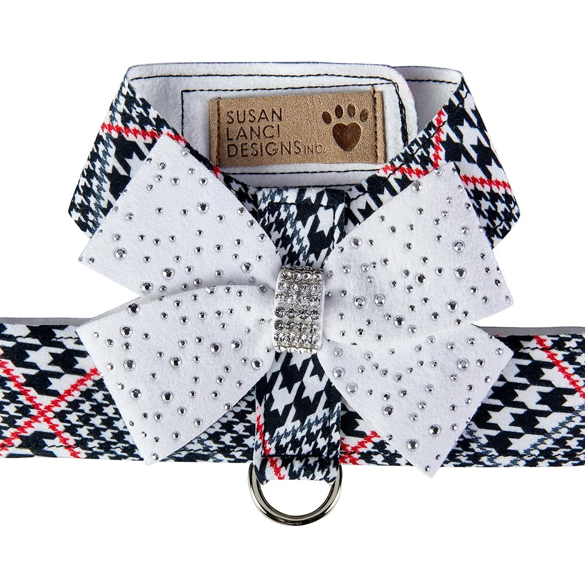 Silver Stardust White Nouveau Bow Tinkie Harness