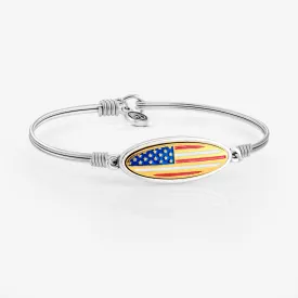 Stars & Stripes Bangle Bracelet