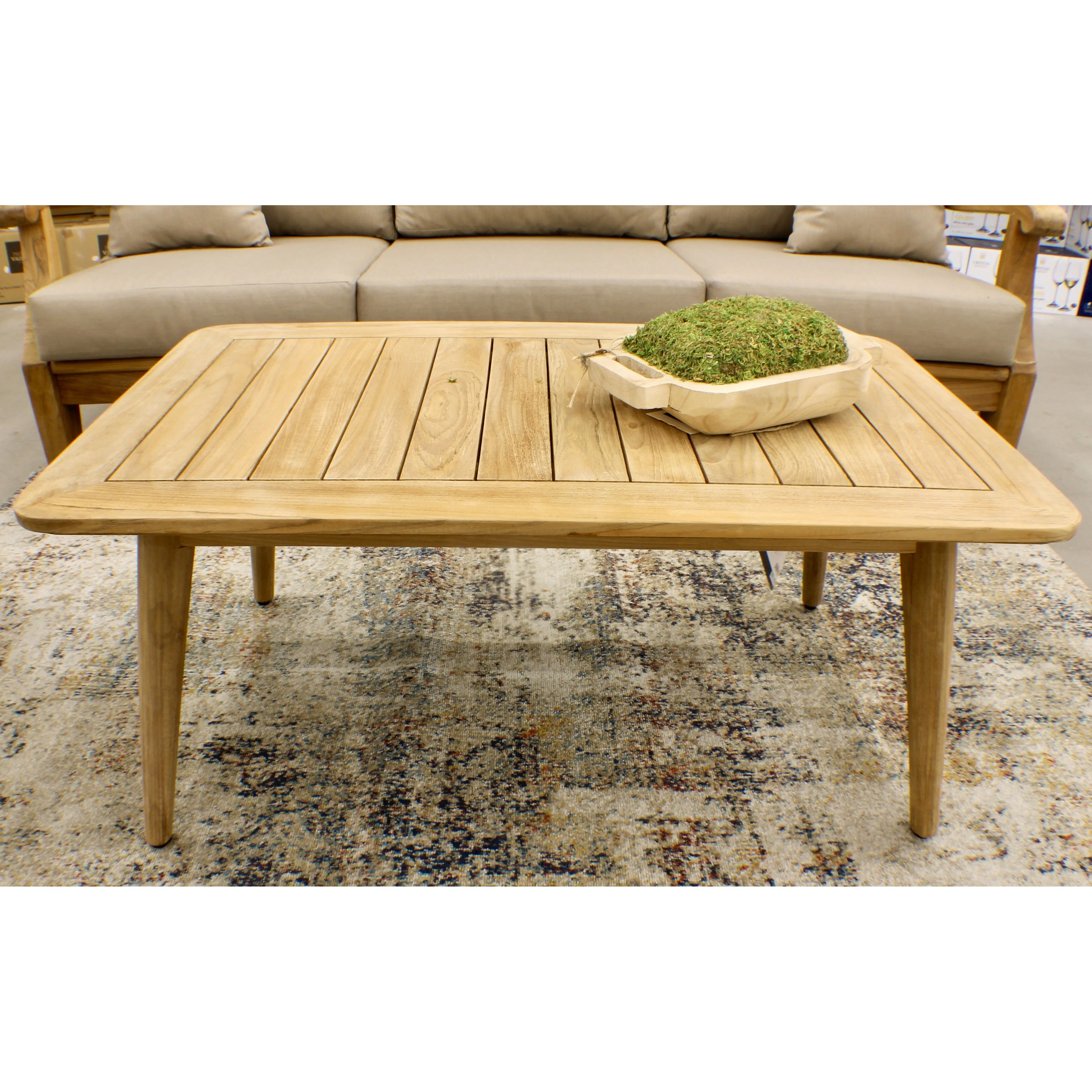 Teak 39" Coffee Table