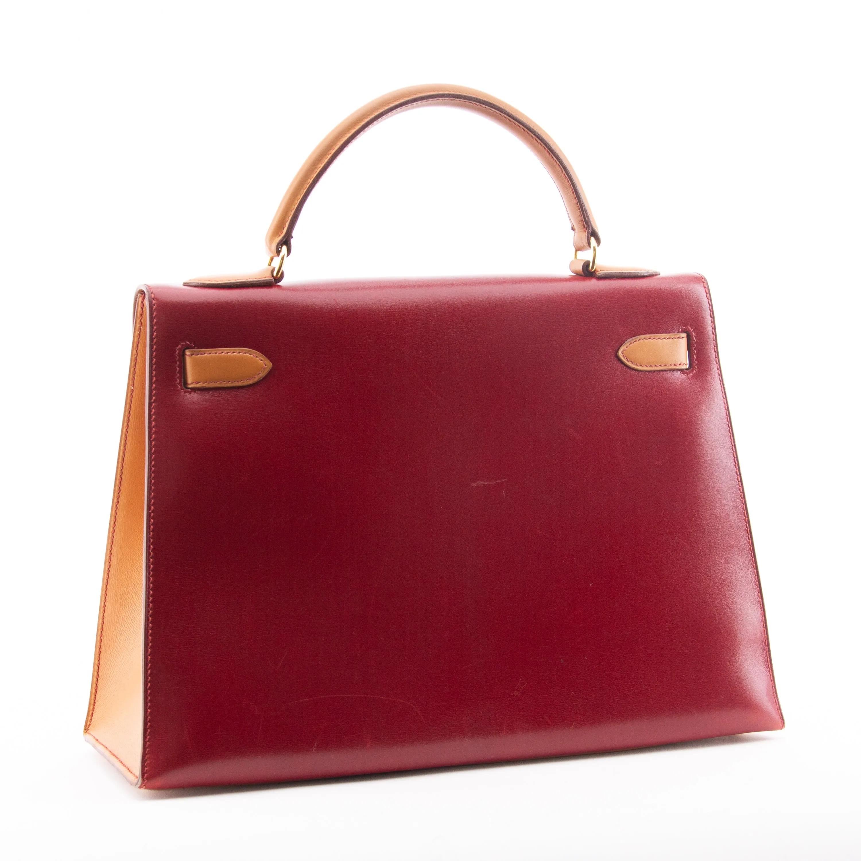 Tri-Color Kelly Sellier Handbag