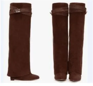 Wedge Heel Winter Boots