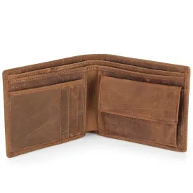 West Louis™ Crazy Cow Leather Wallet