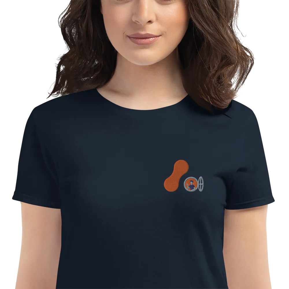 Women's Embroidered Adaptavist Hello Design T-Shirt CB2