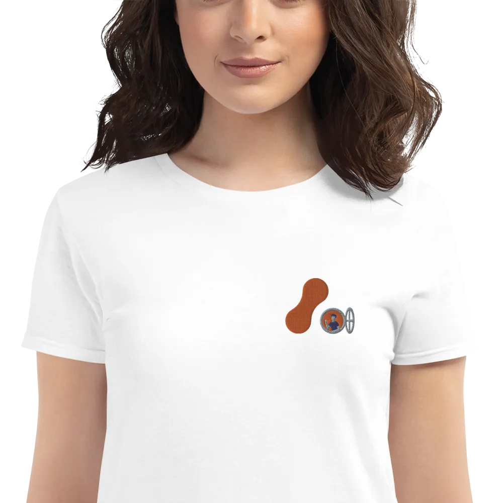 Women's Embroidered Adaptavist Hello Design T-Shirt CB2