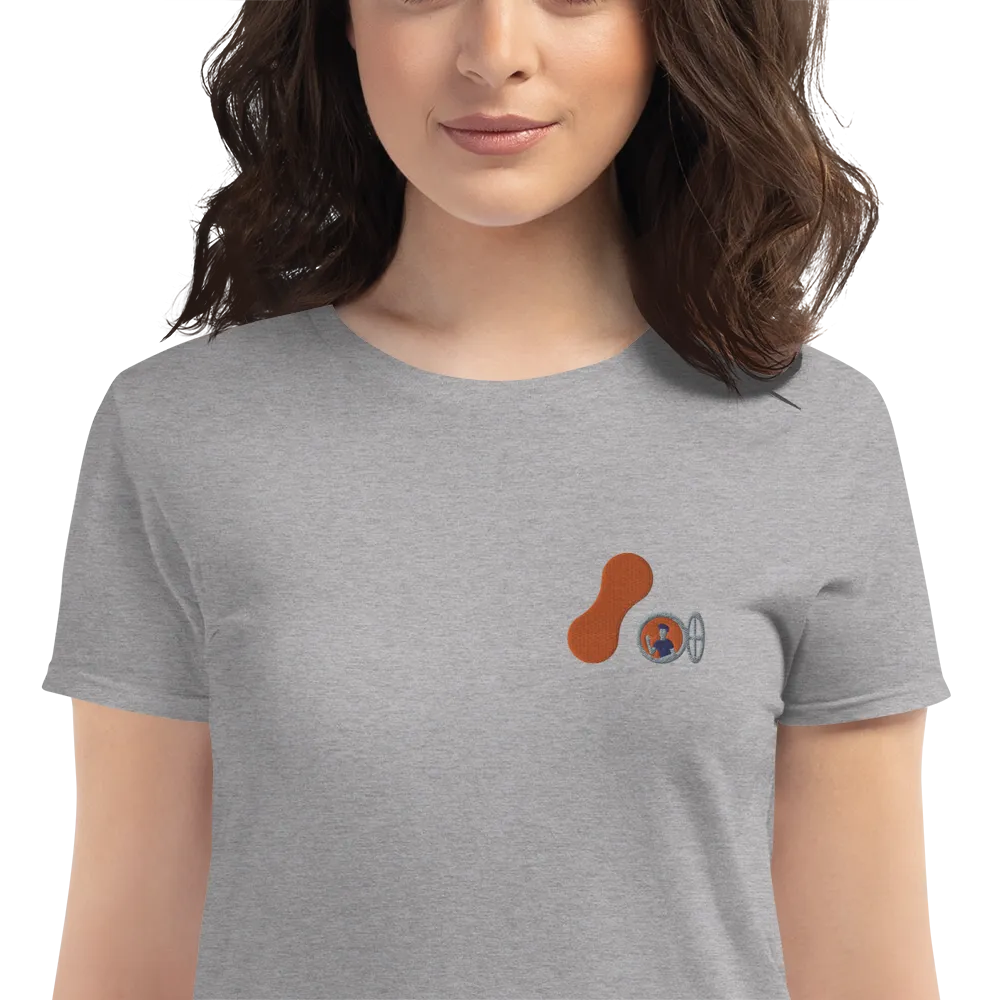 Women's Embroidered Adaptavist Hello Design T-Shirt CB2