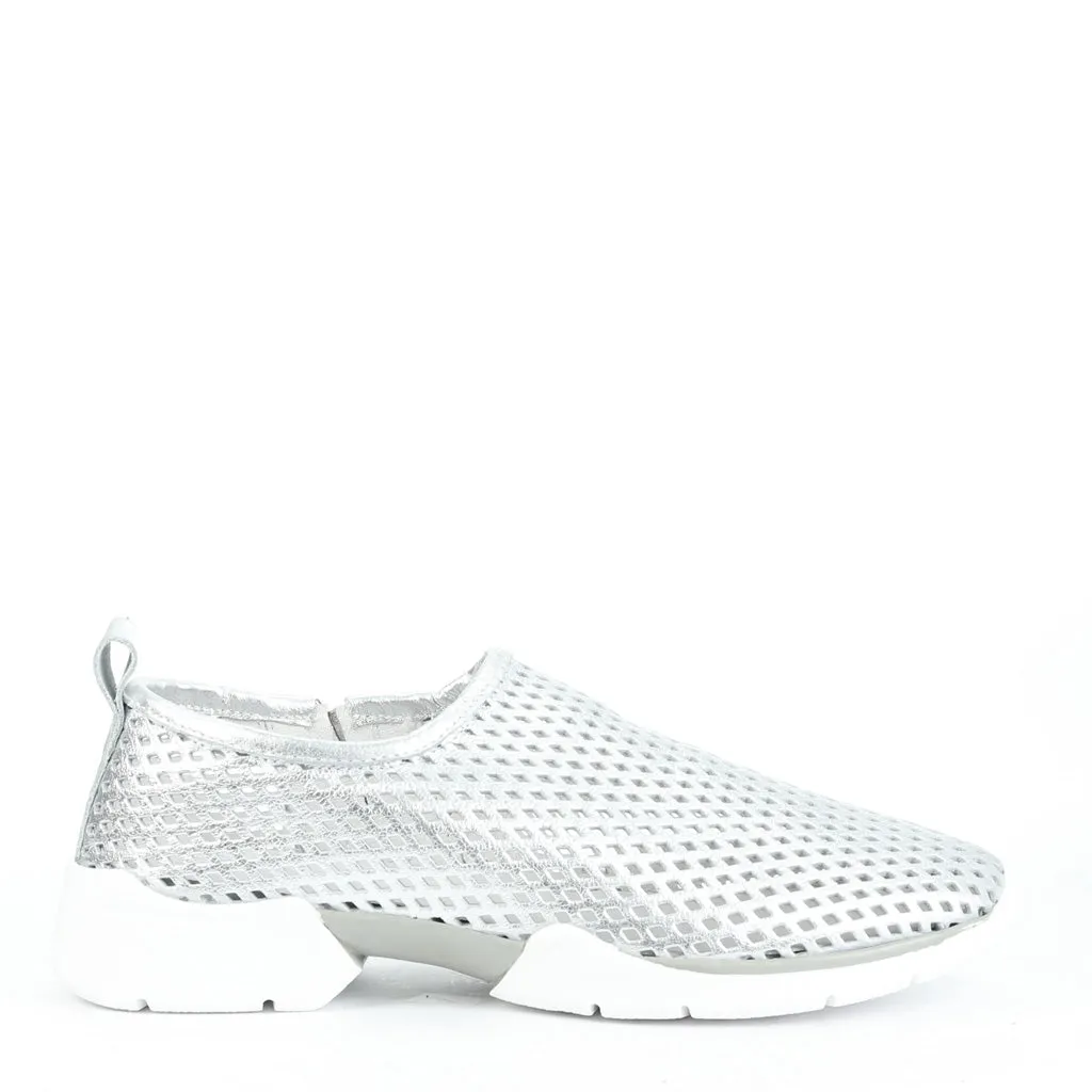 Xani Perforated Leather Sneakers