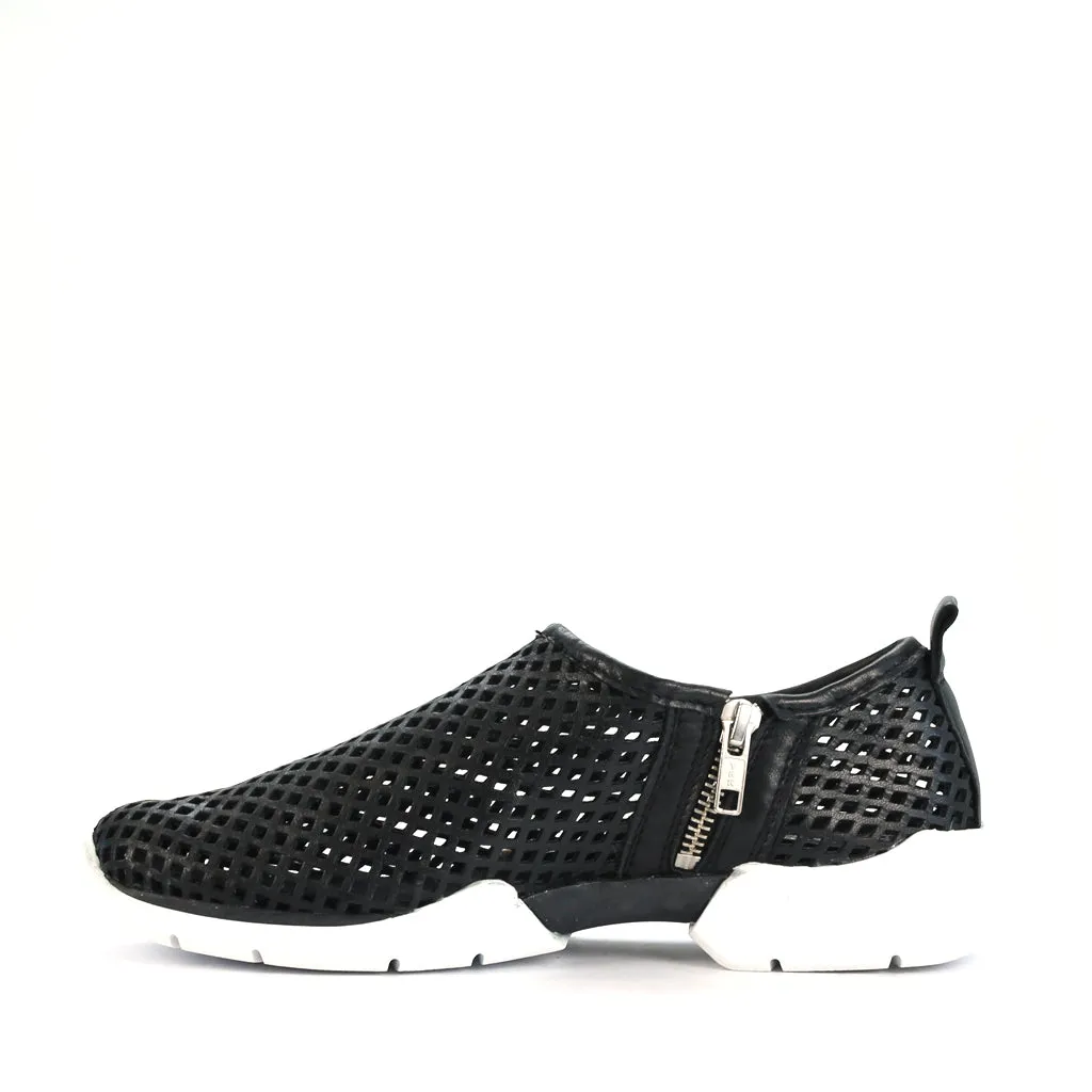 Xani Perforated Leather Sneakers