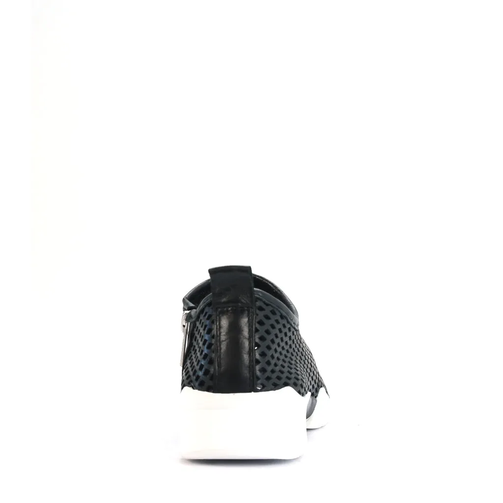 Xani Perforated Leather Sneakers