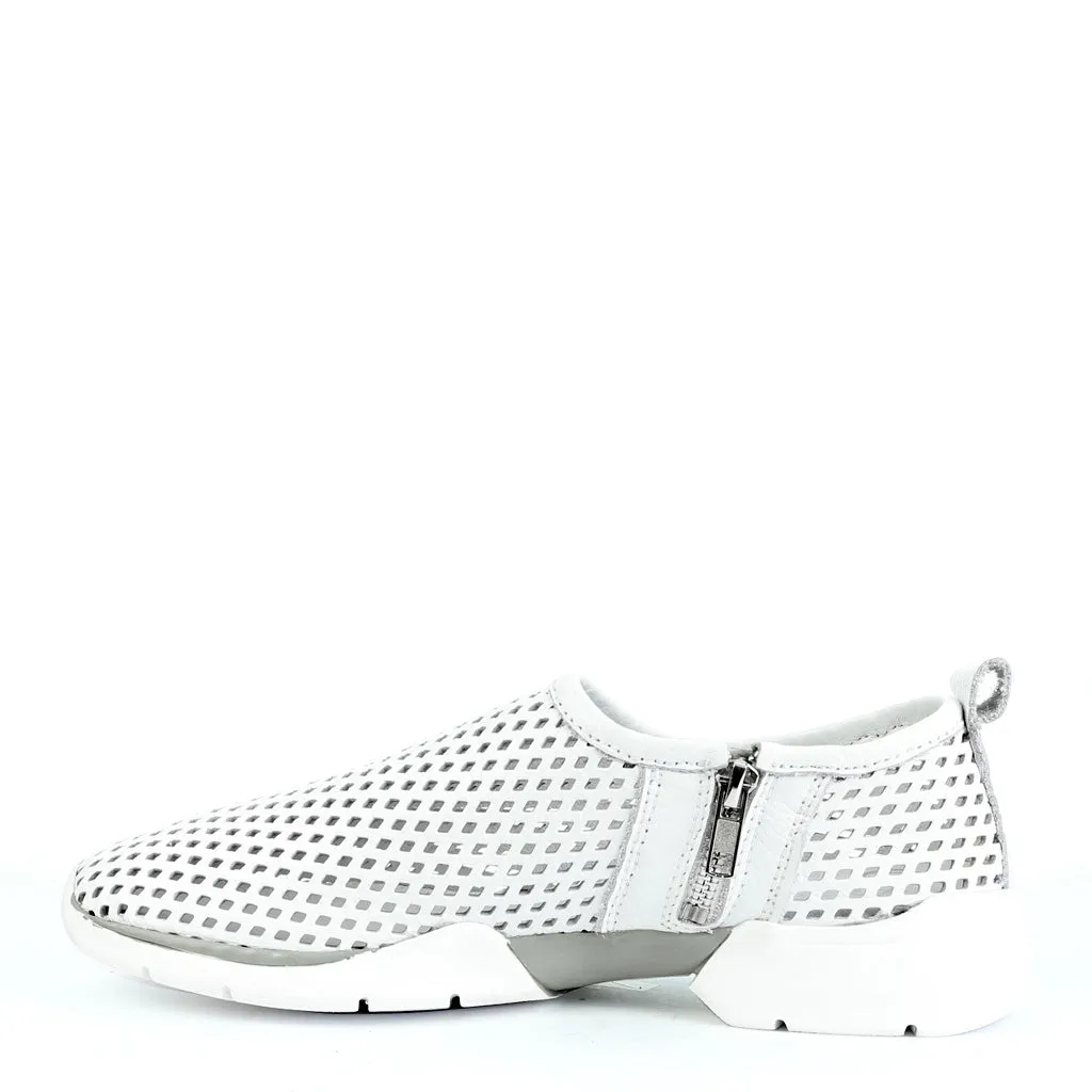 Xani Perforated Leather Sneakers