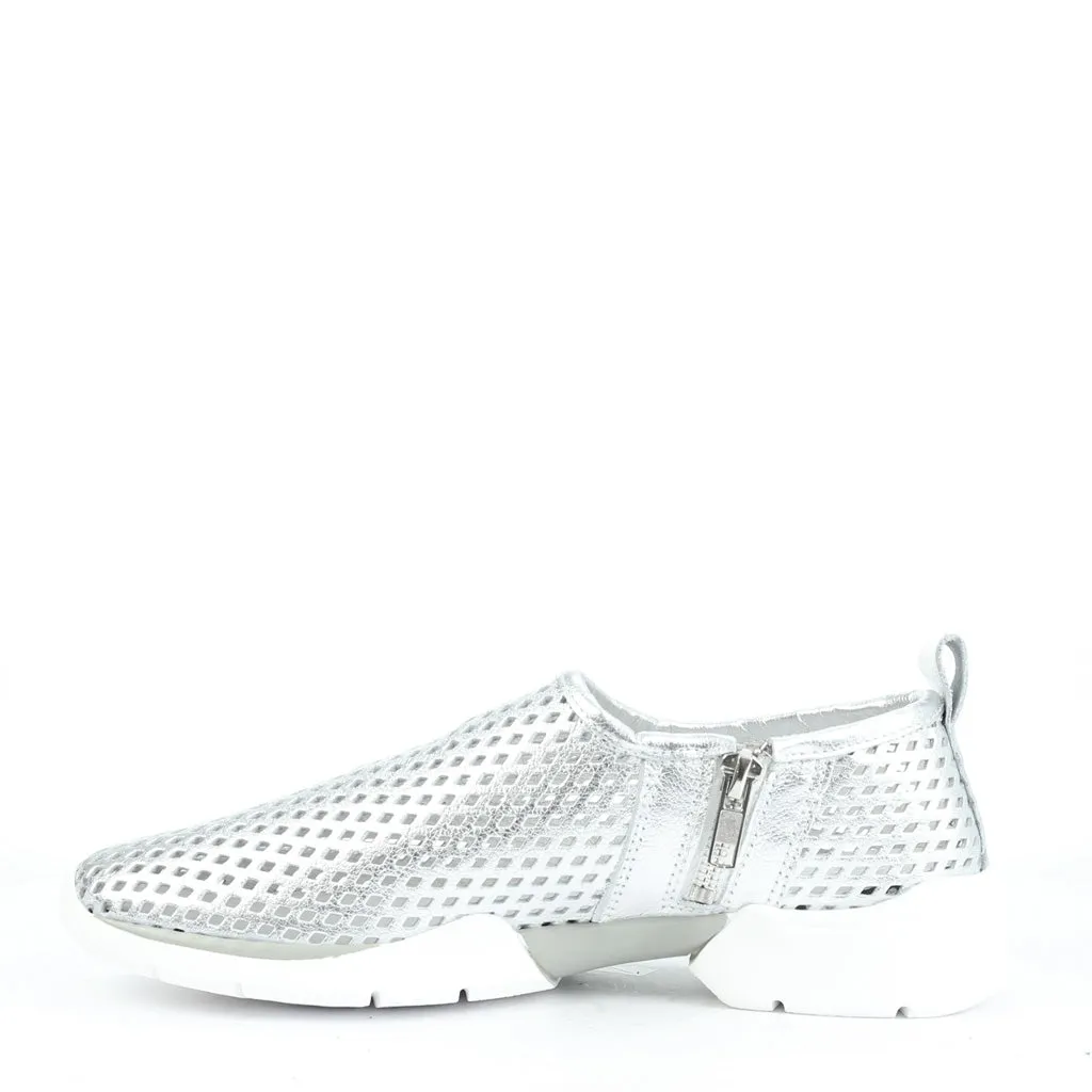 Xani Perforated Leather Sneakers